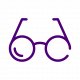 K Techara Icon_Indigo_Glasses